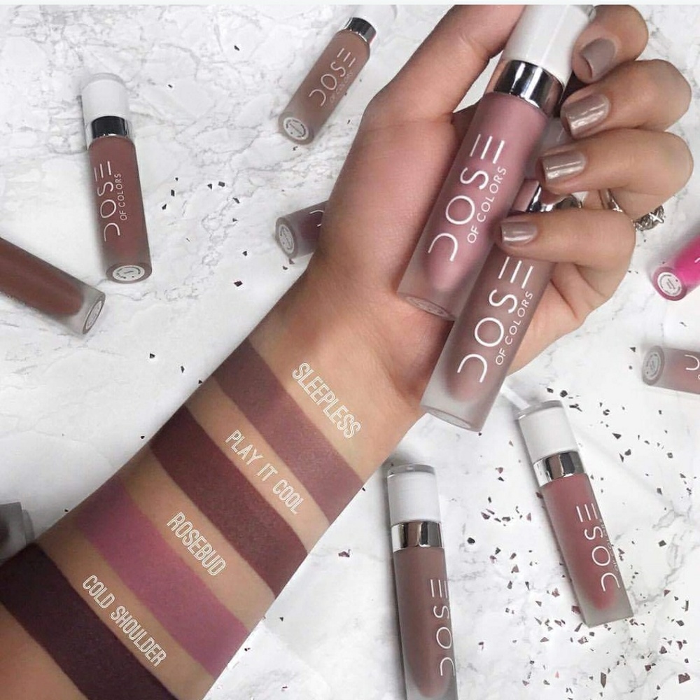 Nib dose of colors liquid matte lipstick sleepless
